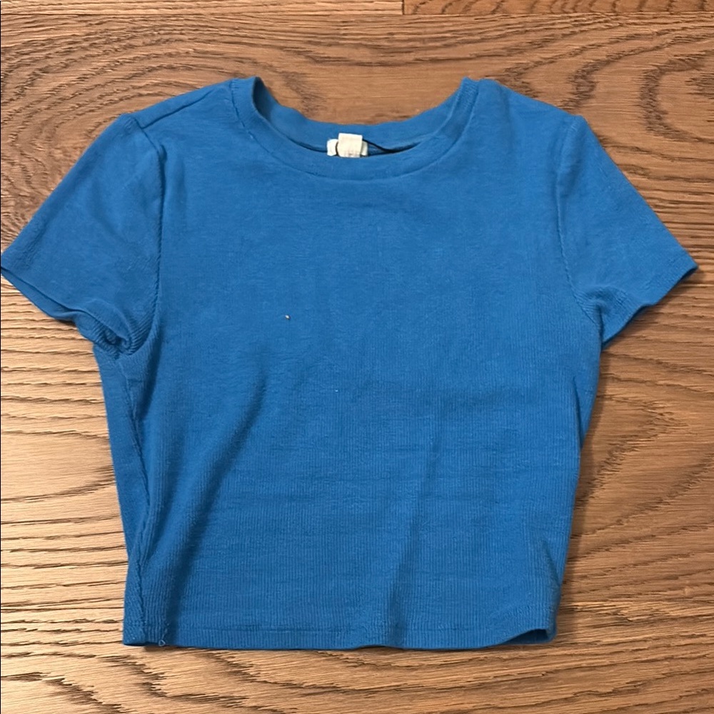 Garage Blue Crop Top